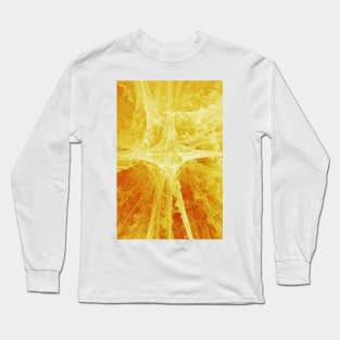 Star Light Fire Burst Abstract Artwork Long Sleeve T-Shirt